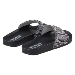 Carlo Colucci Gebreide Slide Sandaal Dal Zot-Heren Slippers
