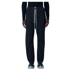 Rick Owens Gecoate Cargo Broek met Trekkoord Tailleband-Heren Broeken
