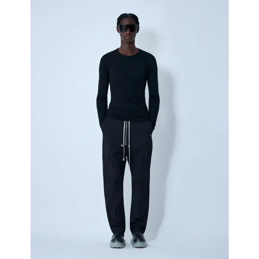 Rick Owens Gecoate Cargo Broek met Trekkoord Tailleband-Heren Broeken