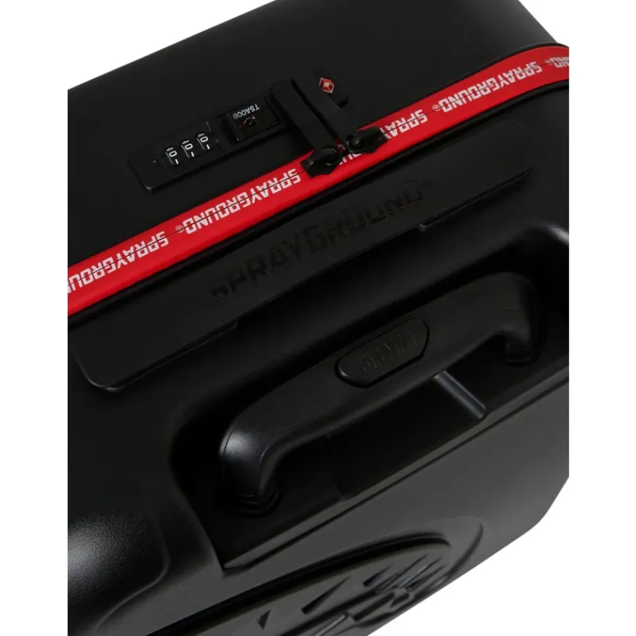 SPRAYGROUND Gedrukte Rits Haai Trolley Tas-Heren Tassen