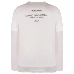 Jil Sander Gelaagd katoenen T-shirt-Heren Shirts