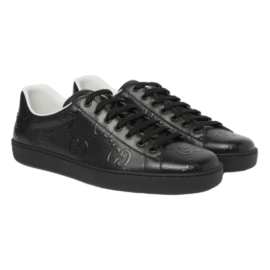 Gucci Geëmbosseerde e Sneakers-Heren Sneakers