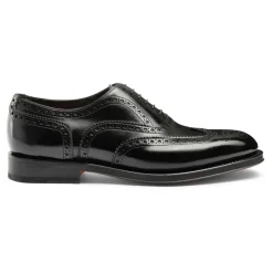 Santoni Gepolijste Leren Oxford Brogue-Heren Nette Schoenen