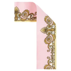 Versace Geprinte Zijden Twill Lavallière-Heren Sjaals