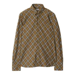 Burberry Geruit Casual Overhemd-Heren Overhemden