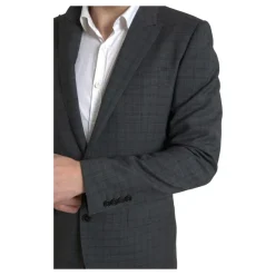 Dolce & Gabbana Geruit Grijs 2-Delig Pak-Heren Kostuums