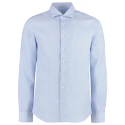 Bastoncino Geruit katoenen overhemd-Heren Overhemden