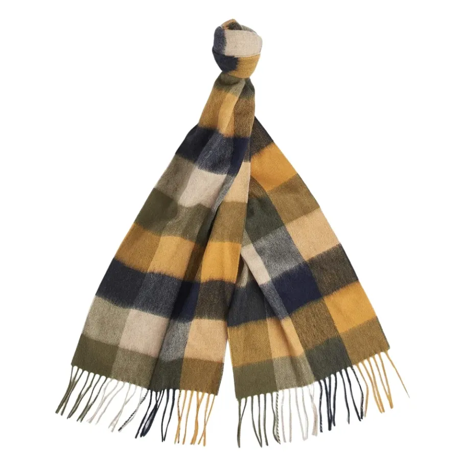 Barbour Geruit Wollen Sjaal-Heren Sjaals