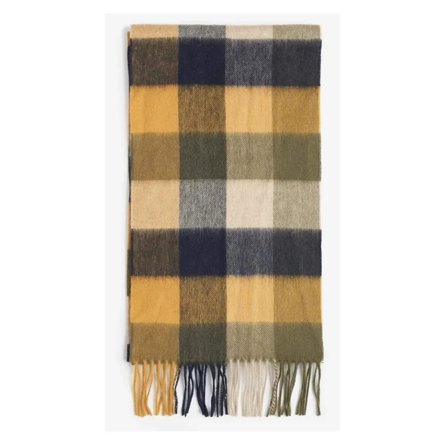 Barbour Geruit Wollen Sjaal-Heren Sjaals