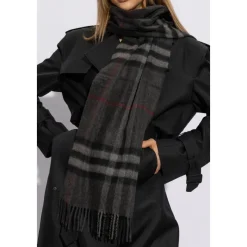 Burberry Geruite Cashmere Sjaal-Heren Sjaals