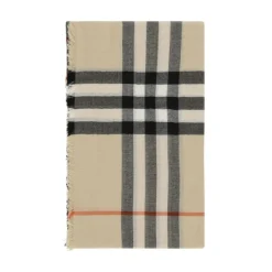 Burberry Geruite Kasjmier Sjaal-Heren Sjaals