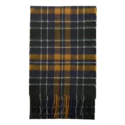 Barbour Geruite Tartan Wol Kasjmier Sjaal-Heren Sjaals