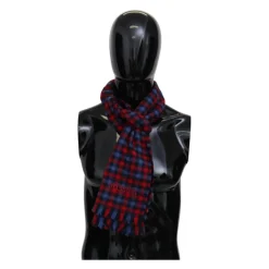 Missoni Geruite Wollen Sjaal met Logoborduursel-Heren Sjaals