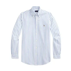 Polo Ralph Lauren Gestreept Oxford Custom Shirt-Heren Overhemden
