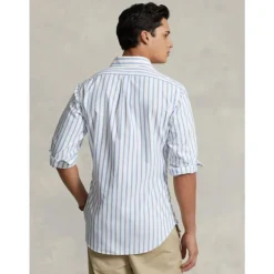 Polo Ralph Lauren Gestreept Oxford Custom Shirt-Heren Overhemden