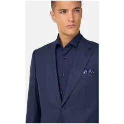 Boggi Milano Gestreept wollen pakstijl Firenze-Heren Kostuums