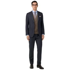 Boggi Milano Gestreept wollen pakstijl Firenze-Heren Kostuums