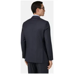 Boggi Milano Gestreept wollen pakstijl Firenze-Heren Kostuums