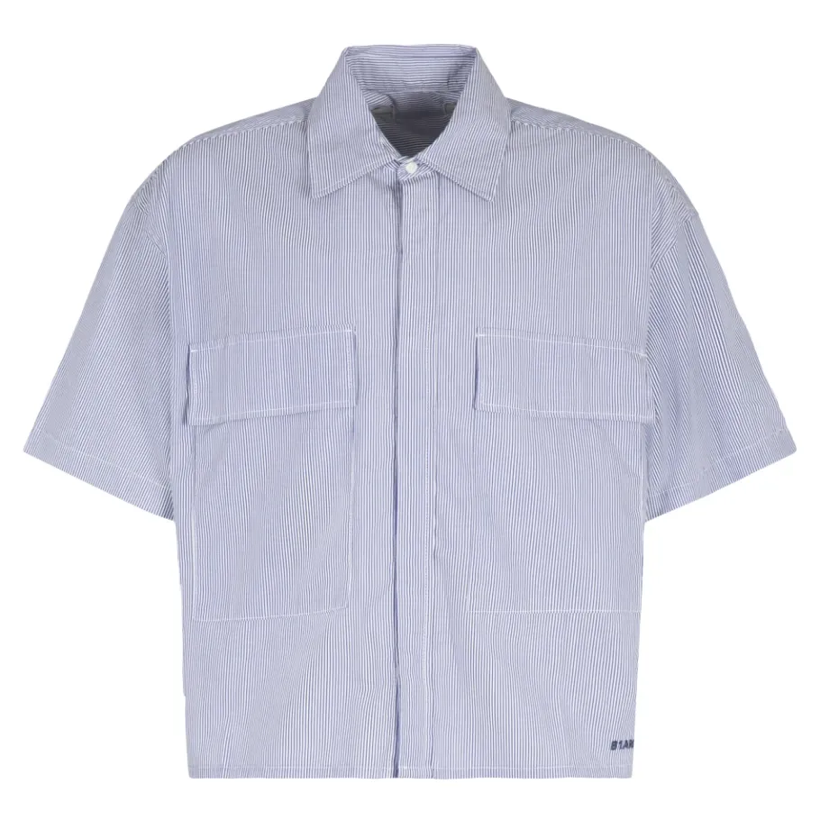 B1ARCHIVE Gestreept Zakshirt-Heren Overhemden