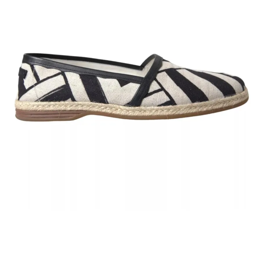 Dolce & Gabbana Gestreepte Canvas Espadrilles-Heren Espadrilles