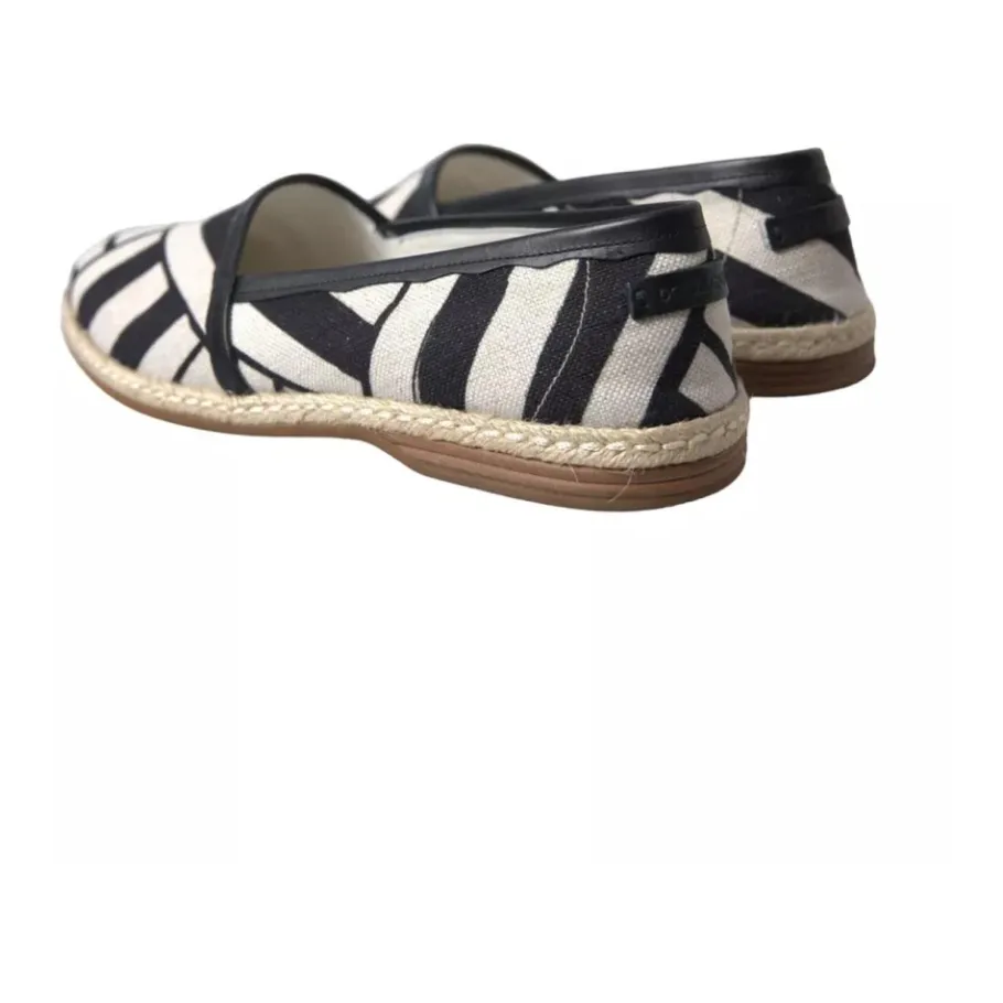 Dolce & Gabbana Gestreepte Canvas Espadrilles-Heren Espadrilles
