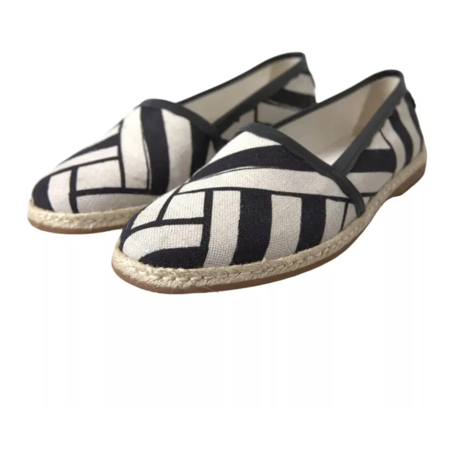 Dolce & Gabbana Gestreepte Canvas Espadrilles-Heren Espadrilles