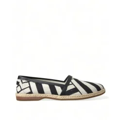 Dolce & Gabbana Gestreepte Canvas Espadrilles Stijlvolle Charme-Heren Espadrilles