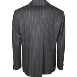 Manuel Ritz Gestreepte Jersey Jurk-Heren Kostuums