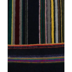 Paul Smith Gestreepte Merinowol Sjaal-Heren Sjaals