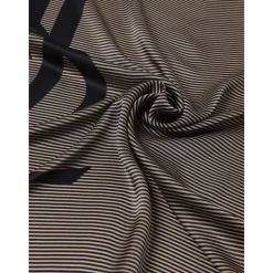 Saint Laurent Gestreepte Zijden Sjaal Elegant Accessoire-Heren Sjaals