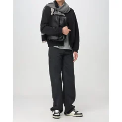 Saint Laurent Gestreepte Zijden Sjaal Elegant Accessoire-Heren Sjaals