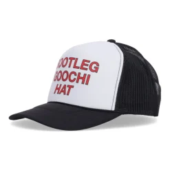 MARKET Gestructureerde Trucker Hat Wit/Zwart-Heren Petten