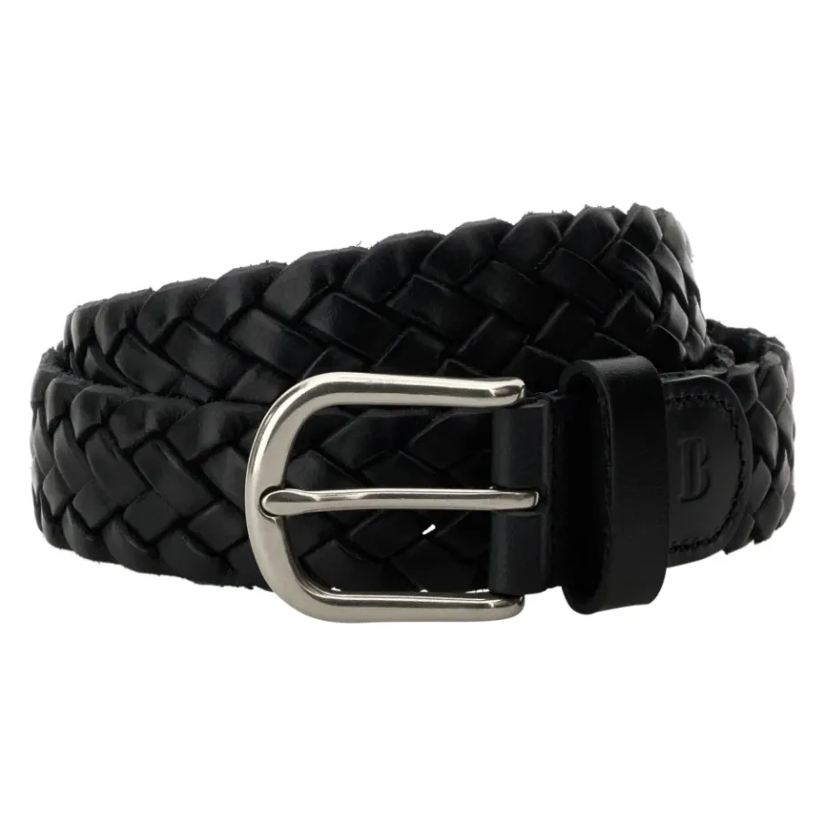 Boggi Milano Gevlochten leren riem-Heren Riemen