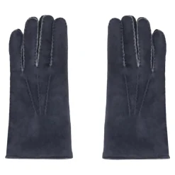 Moorer Gevoerde Leren Handschoenen met Shearling-Heren Handschoenen