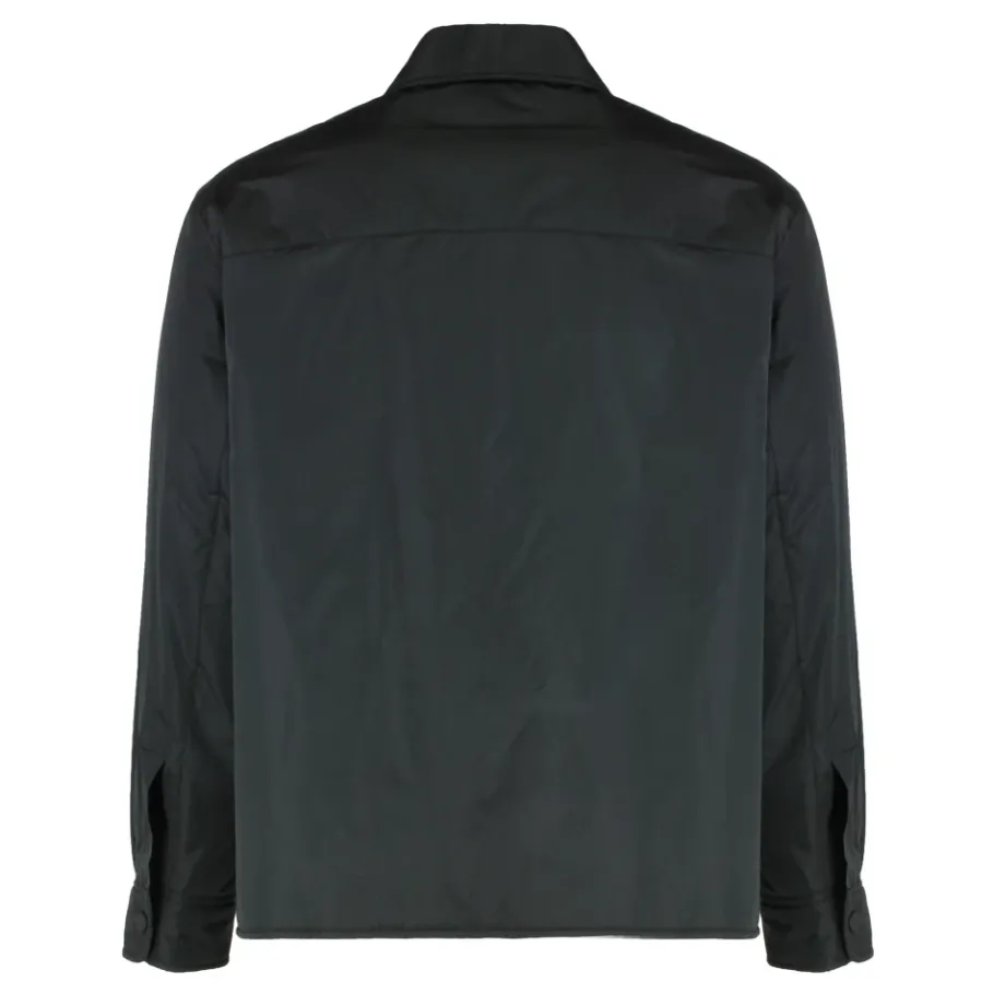 Ami Paris Gewatteerd Nylon Overshirt-Heren Jassen