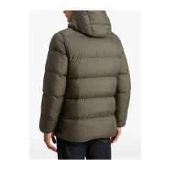 Woolrich Gewatteerd Olijf Hoodie Jas-Heren Jassen