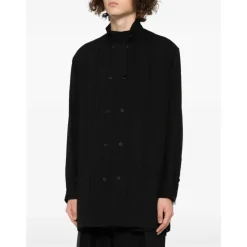Yohji Yamamoto Gewatteerd Overhemdjack-Heren Jassen