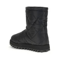 Dolce & Gabbana Gewatteerde laarzen met diamantpatroon-Heren Snowboots