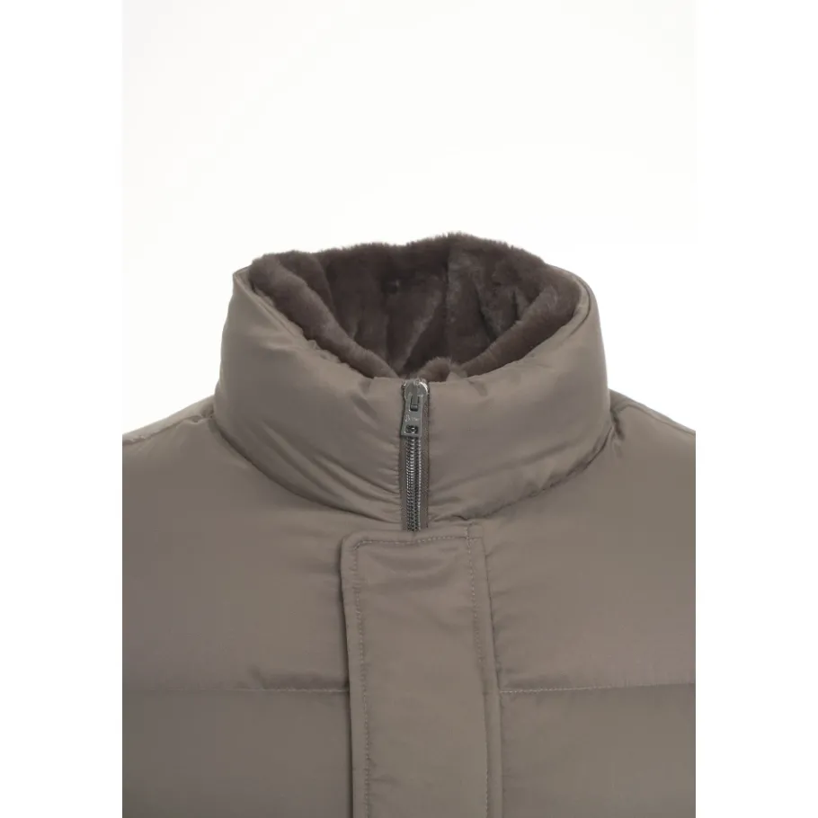 Herno Gewatteerde Pufferjas Grigio AW25-Heren Jassen