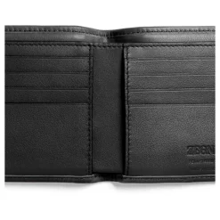 Zegna Geweven leren portemonnees en kaarthouders-Heren Portefeuilles