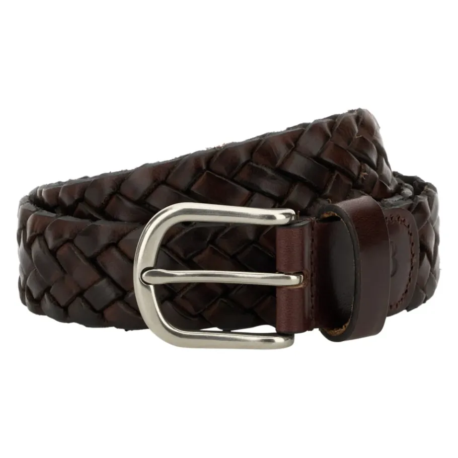 Boggi Milano Geweven leren riem-Heren Riemen