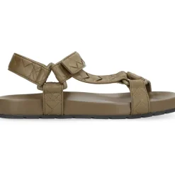 Bottega Veneta Geweven Leren Sandalen-Heren Sandalen