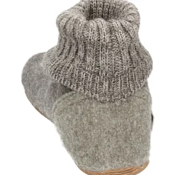 Giesswein Gezellige Gesloten Pantoffels in Taupe-Heren Pantoffels