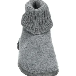 Giesswein Gezellige Grijze Pantoffels-Heren Pantoffels