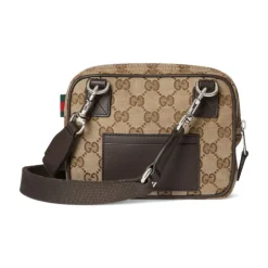 Gucci GG Canvas Mini Bag-Heren Tassen