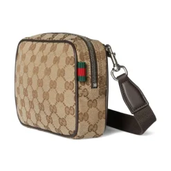 Gucci GG Canvas Mini Bag-Heren Tassen