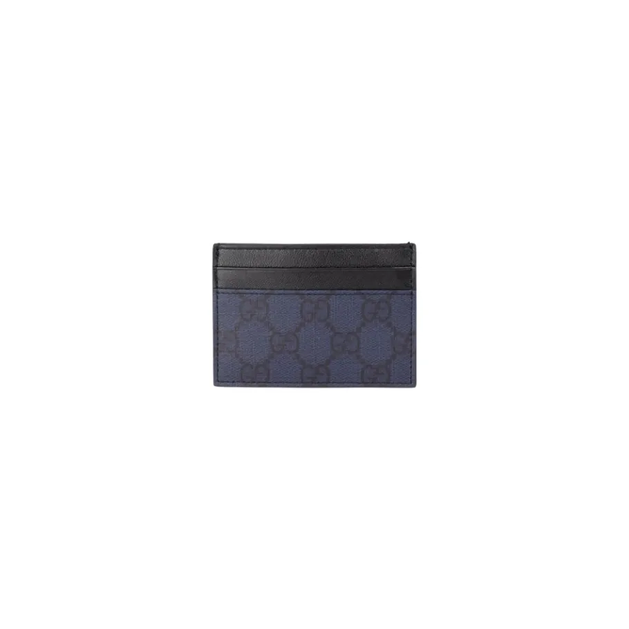 Gucci GG Supreme Card Case-Heren Portefeuilles