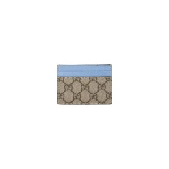 Gucci GG Supreme Card Holder-Heren Portefeuilles