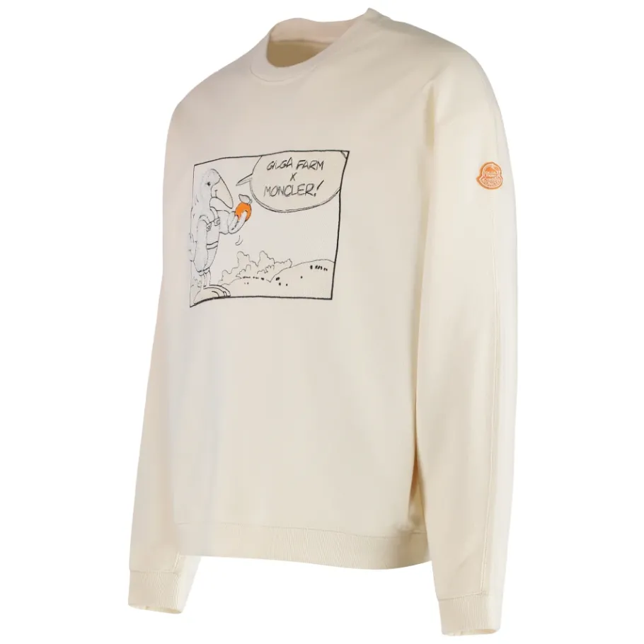 Moncler Gilga Farm Ontworpen door Donald Glover Sweater met ronde hals-Heren Truien & Vesten