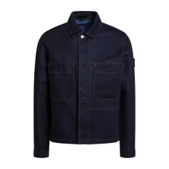 Stone Island Giubbotto Leggero Denim Re-Heren Jassen